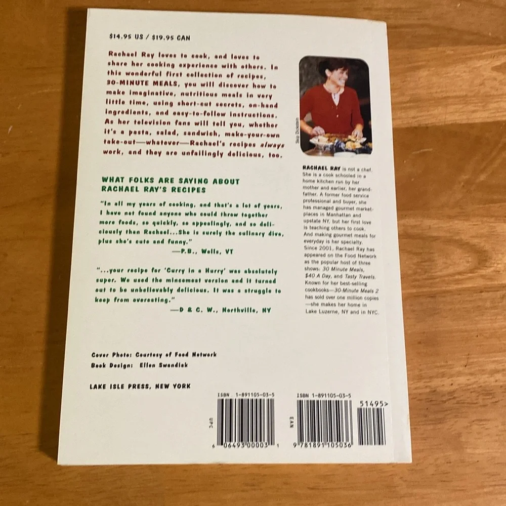 Rachael Ray 30-Minutes Meals good preowned condition